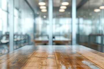 Poster - Office Wood Table
