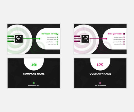Professional Corporate Business Card Layout