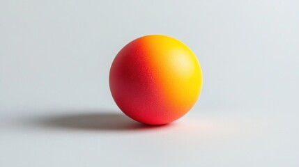 Poster - Abstract Sphere: Gradient of Warm Colors