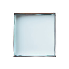 Poster - Glass Photo Frame isolated on white background