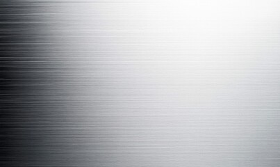 Poster - Contemporary brushed metal surface features subtle horizontal lines and a smooth gradient effect.
