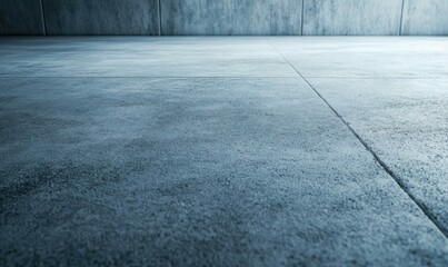 Poster - Cool gray concrete floor showcases a minimalist aesthetic and subtle textural details.