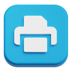 Fototapete - app user interface 3d icon isolated on the transparent background