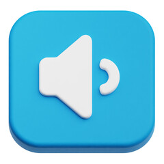 Fototapete - app user interface 3d icon isolated on the transparent background