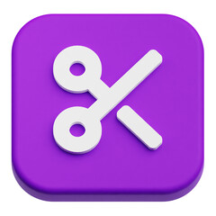 Fototapete - app user interface 3d icon isolated on the transparent background