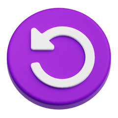 Fototapete - app user interface 3d icon isolated on the transparent background