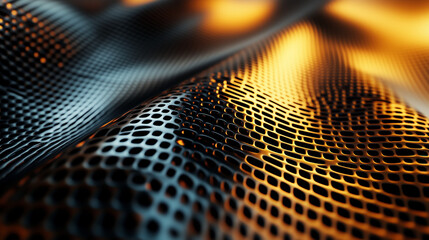 metal grid background