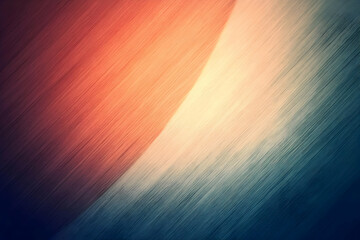 Leinwandbilder - Abstract Wood Grain Texture with Orange and Blue Diagonal Lines Background
