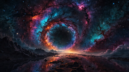 glowing cosmic eye