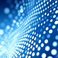 Poster - Abstract Blue Dot Pattern Background