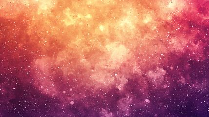 Poster - captivating purple and orange galaxy with abstract art and vivid colors creating a soft ambient glow
