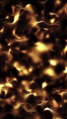 Wall Mural - vertical copper ember fractal flow 4k loop features waves of copper fractal lines glowing like ember