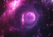 © +27.000 BOU - Celestial Portal: A mesmerizing vortex of cosmic energy, swirling with vibrant hues of magenta and purple, offering a glimpse into the infinite wonders of the universe.