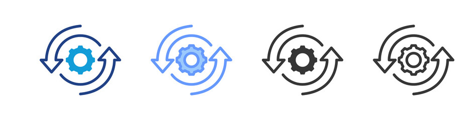 Poster - Change icon set multiple style collection