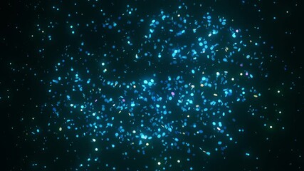 Wall Mural - glowing particles dynamically align to form a futuristic map of hong kong. the animation features ro