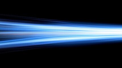 Poster - Abstract Blue Light Streak Background