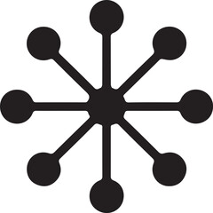 Poster - Abstract complex network graphic design illustration