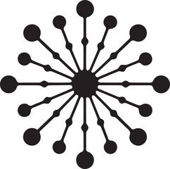 Poster - Abstract complex network graphic design illustration