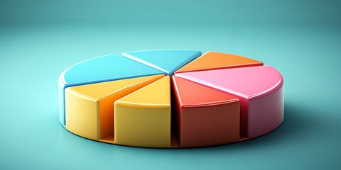 Poster - Colorful Segmented Pie Chart: A Vibrant Data Visualization