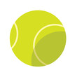 © BRAYAN - Vector image of a tennis ball icon with a white background