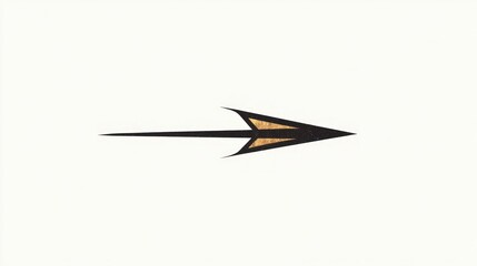 Poster - Abstract Arrow Graphic  Minimalist Design Element  Direction Pointer