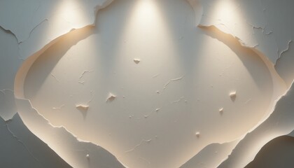 Poster - Artistic wall design with illuminated texture modern interior digital creation minimalist environment close-up view contemporary concept
