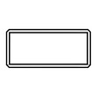 © Cinco - Silver and black picture frame isolated on white background