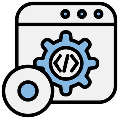 software blue black icon