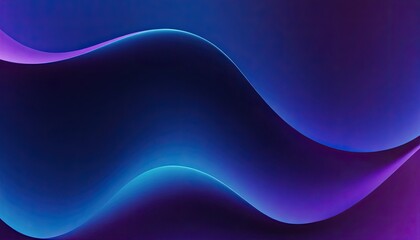 Poster - Wavy shapes abstract gradient background
1