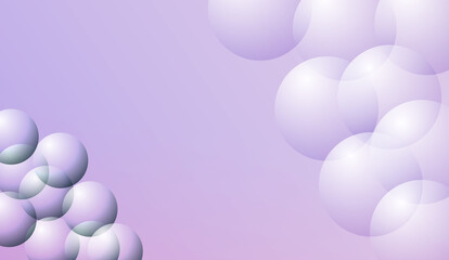 Leinwandbilder - Blurred swirl waves Curves Liquid soft pastel shape background with overlay circles