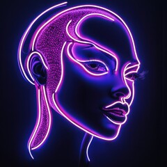 Poster - Schillerndes Neon-Design fÃ¼r die Black Week