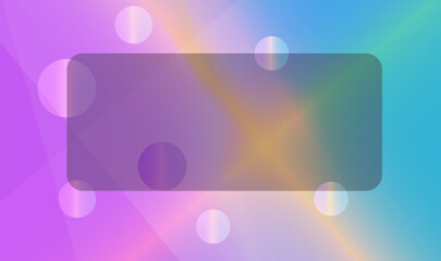 Poster - Abstract geometric background with circles and spheres. Minimalist design with clean lines and soft colors.