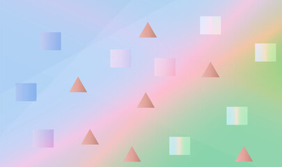 Poster - abstract background. Geometric pattern shape. Line triangle polygon angle. Gradient. Shadow. Matte. 3d effect. Rough grain rough. Design. Template.