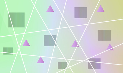 Poster - Abstract blurred color gradient with geometric shapes, background for presentation, banner, backdrop, wallpaper.