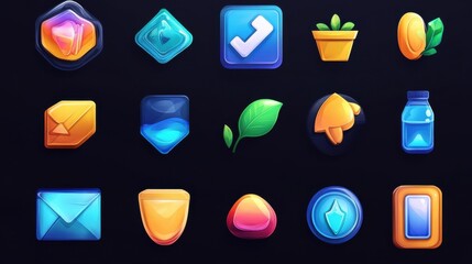 Poster - A collection of various modern and stylish refresh icon vectors perfect for web design and user interface, stylish, refresh illustration