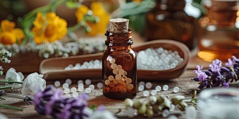 Leinwandbilder - A homeopath prescribing individualized homeopathic remedies