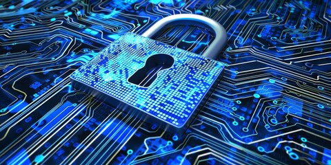 Aufkleber - Unlock new possibilities in business with advanced cyber technology concepts