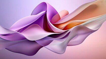 Poster - Deep violet to soft lavender gradient with a smooth abstract texture.