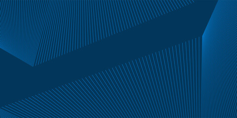 Poster - A sleek blue abstract background with converging lines and smooth gradients. The dynamic design and subtle transitions create a visually appealing and versatile backdrop for various creative projects.