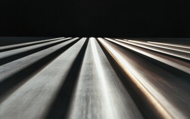 Poster - Parallel Lines and Strong Light Contrasts on Gray Surface