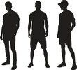 © Md - Group of Silhouette People - Isolated on Transparent Background