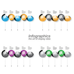 Leinwandbilder - Collection infographic template for modern data visualization and ranking and statistics.
