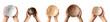 © agungai - Collection top view of hand holding empty bowl isolated on a transparent or white background, cut-out, PNG