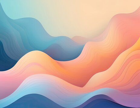 trendy, abstract background featuring soft, organic gradient blobs that seamlessly blend into each other. modern and fresh, with a minimalist aesthetic using pastel shades and subtle shadows