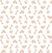 © shoab - seamless pattern with pawa love bone