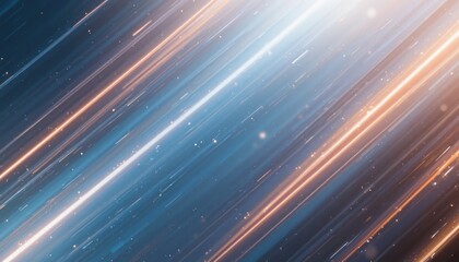 Poster - Dynamic light trails creating a cosmic illusion abstract digital artwork futuristic environment high-tech concept