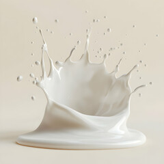 Poster - Milk cream splash