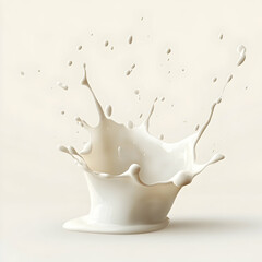 Poster - Milk cream splash