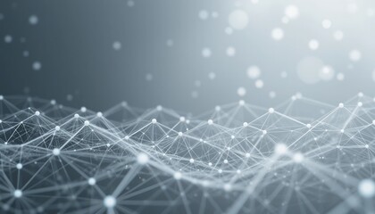 Poster - Exploring technological innovations in science digital landscape graphic visualization abstract environment contemporary viewpoint