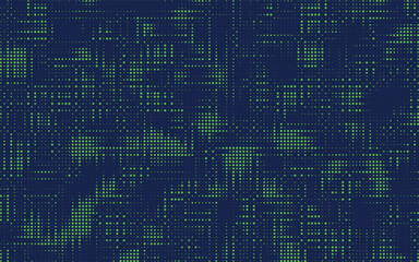 Fototapete - Halftone background vector, abstract backdrop design with two tone pattern and copy space for edit your content. Vector Illustration.	